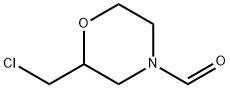 4-Morpholinecarboxaldehyde,2-(chloromethyl)- 结构式