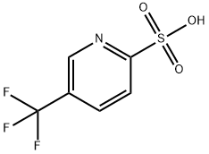 5-(trifluoromethyl)pyridine-2-sulfonic acid Struktur