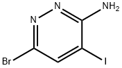3-Pyridazinamine, 6-bromo-4-iodo- 化学構造式