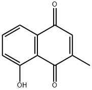 1,4-Naphthalenedione, 8-hydroxy-2-methyl- Struktur