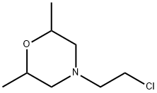 Morpholine,4-(2-chloroethyl)-2,6-dimethyl- Structure