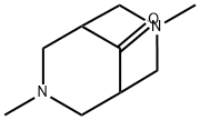 3,7-Diazabicyclo[3.3.1]nonan-9-one, 3,7-dimethyl- Structure