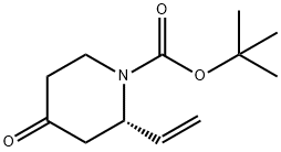 1-Piperidinecarboxylic acid, 2-ethenyl-4-oxo-, 1,1-dimethylethyl ester, (2S)- Structure