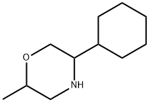 Morpholine, 5-cyclohexyl-2-methyl- Struktur