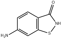 1,2-Benzisothiazol-3(2H)-one, 6-amino-,148193-37-7,结构式