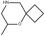 6-methyl-5-oxa-8-azaspiro[3.5]nonane Struktur