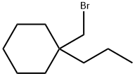 Cyclohexane, 1-(bromomethyl)-1-propyl- Structure