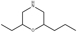 Morpholine, 2-ethyl-6-propyl- Structure