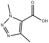 dimethyl-1H-1,2,3-triazole-5-carboxylic acid 化学構造式