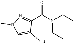 4-amino-N,N-diethyl-1-methyl-1H-pyrazole-3-carboxamide Structure