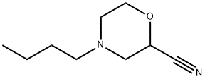 2-Morpholinecarbonitrile, 4-butyl Structure