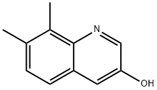 3-Quinolinol, 7,8-dimethyl- Struktur