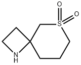 6-Thia-1-azaspiro[3.5]nonane, 6,6-dioxide 化学構造式