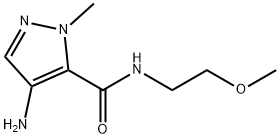 1487143-16-7 4-氨基-N-(2-甲氧基乙基)-1-甲基-1H-吡唑-5-甲酰胺