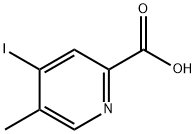 2-Pyridinecarboxylic acid, 4-iodo-5-methyl- 结构式