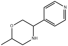 Morpholine, 2-methyl-5-(4-pyridinyl)-,1487733-55-0,结构式