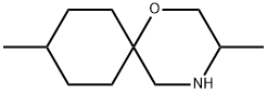 1-Oxa-4-azaspiro[5.5]undecane, 3,9-dimethyl-,1488000-28-7,结构式