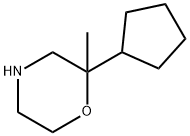 Morpholine,2-cyclopentyl-2-methyl- Structure