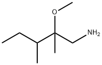 1-Pentanamine, 2-methoxy-2,3-dimethyl- Structure