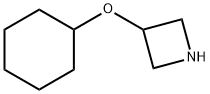 Azetidine, 3-(cyclohexyloxy)- 结构式