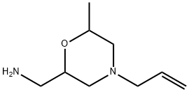 2-Morpholinemethanamine,6-methyl-4-(2-propen-1-yl)-,1490313-01-3,结构式