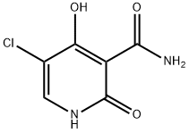 3-Pyridinecarboxamide, 5-chloro-1,2-dihydro-4-hydroxy-2-oxo- Structure