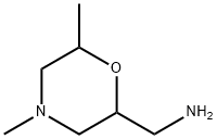 2-Morpholinemethanamine, 4,6-dimethyl- Structure
