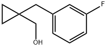 (1-(3-fluorobenzyl)cyclopropyl)methanol Structure