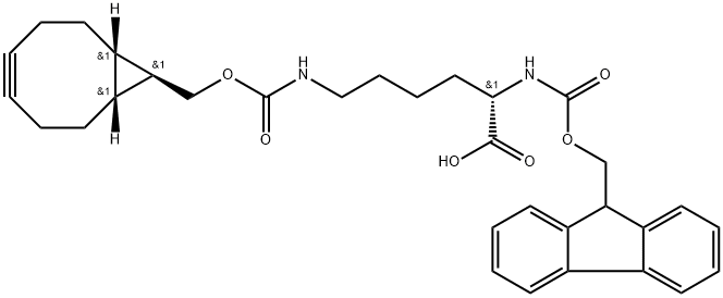 Click Amino Acid / exo-BCN – Fmoc – L - Lysine (BCN) Struktur