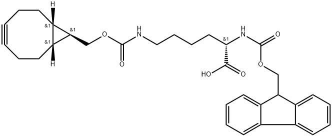 Click Amino Acid / exo-BCN – Fmoc – L - Lysine (BCN),1493802-76-8,结构式