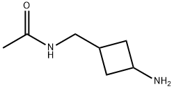 Acetamide, N-[(3-aminocyclobutyl)methyl]- Structure