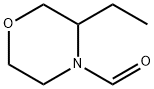 4-Morpholinecarboxaldehyde, 3-ethyl- 化学構造式