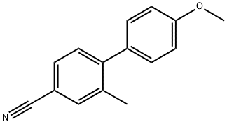 [1,1'-Biphenyl]-4-carbonitrile, 4'-methoxy-2-methyl- Struktur