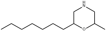 Morpholine,2-heptyl-6-methyl- Structure