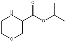 3-Morpholinecarboxylic acid, 1-methylethylester,1497821-32-5,结构式