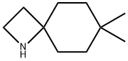 7,7-dimethyl-1-azaspiro[3.5]nonane 化学構造式