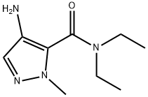 4-amino-N,N-diethyl-1-methyl-1H-pyrazole-5-carboxamide Struktur