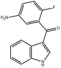 4-fluoro-3-(1H-indole-3-carbonyl)aniline Structure