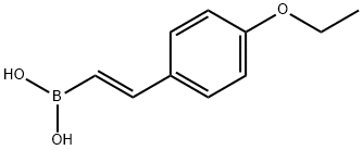 (E)-2-(4-ethoxyphenyl)ethenyl]boronic acid, E 结构式