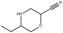 2-Morpholinecarbonitrile, 5-ethyl- Struktur