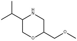 Morpholine,2-(methoxymethyl)-5-(1-methylethyl)-,1499110-85-8,结构式