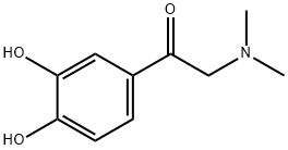 1-(3,4-Dihydroxyphenyl)-2-(dimethylamino)ethanone
 化学構造式
