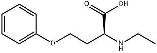 L-Homoserine, N-ethyl-O-phenyl- Structure