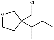 3-(仲丁基)-3-(氯甲基)四氢呋喃, 1500159-49-8, 结构式