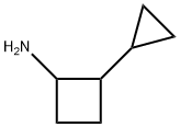 Cyclobutanamine, 2-cyclopropyl- Struktur