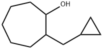 Cycloheptanol, 2-(cyclopropylmethyl)- Structure