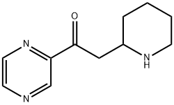 Ethanone, 2-(2-piperidinyl)-1-(2-pyrazinyl)- Struktur