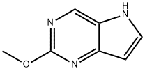 2-methoxy-5H-pyrrolo[3,2-d]pyrimidine Struktur