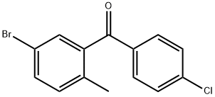 (5-bromo-2-methylphenyl)(4-chlorophenyl)methanone Structure