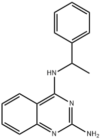 N4-(1-phenylethyl)quinazoline-2,4-diamine 结构式